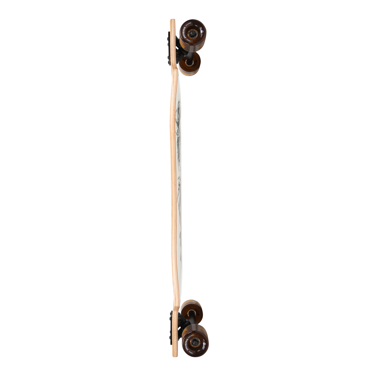Arbor Skateboards - Bamboo Dropcruiser K Darmaeva longboard - profile