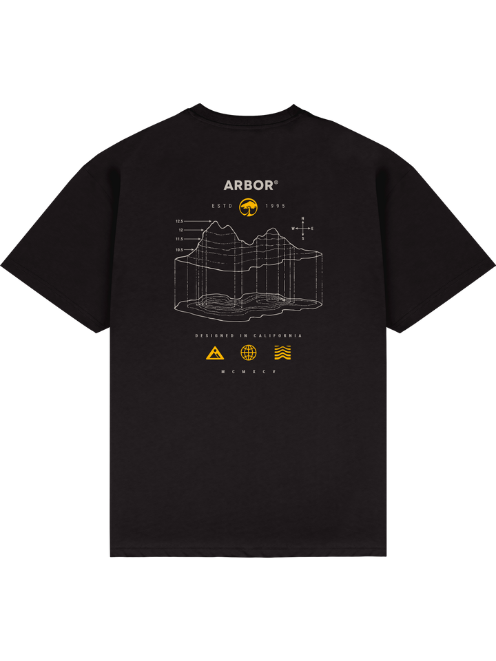 Arbor Coda T-Shirt Tee Black graphic
