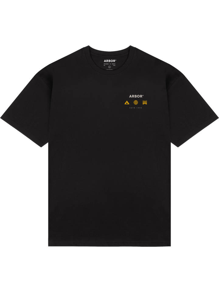 Arbor Coda T-Shirt Tee Black