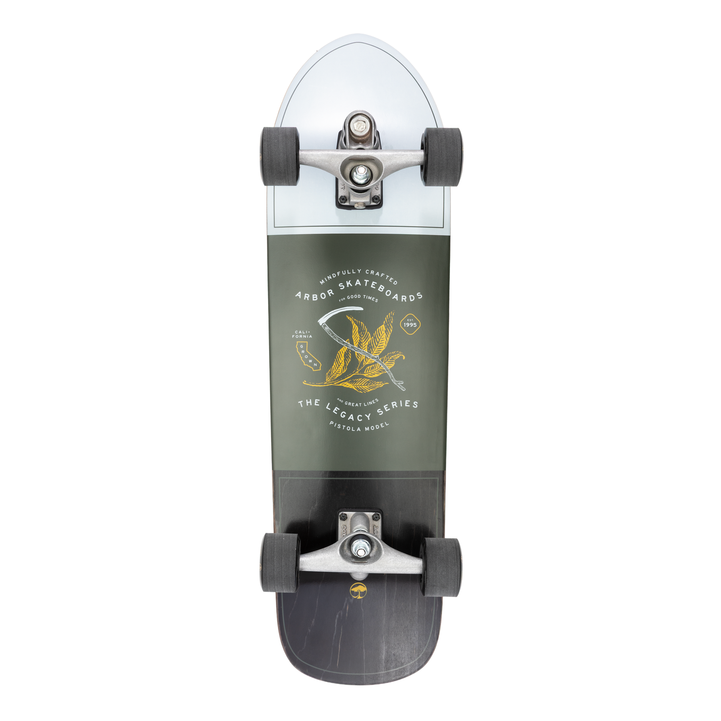 Arbor X Carver Legacy Pistola Surfskate graphic