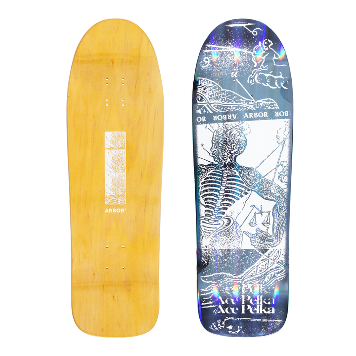 Arbor Ace Pelka Pro Skateboard Deck - Anatomy 9.75