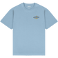 Arbor Throwing Bones T-Shirt Tee Sky Blue