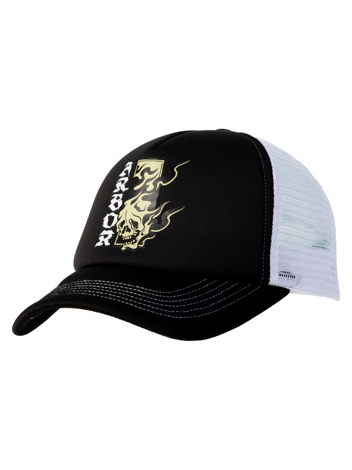 Arbor Gateway Trucker Mesh Back Cap Black and White